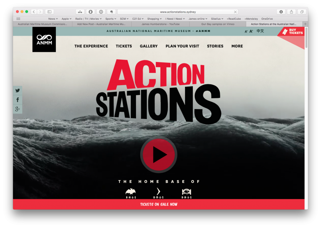 Action Stations website